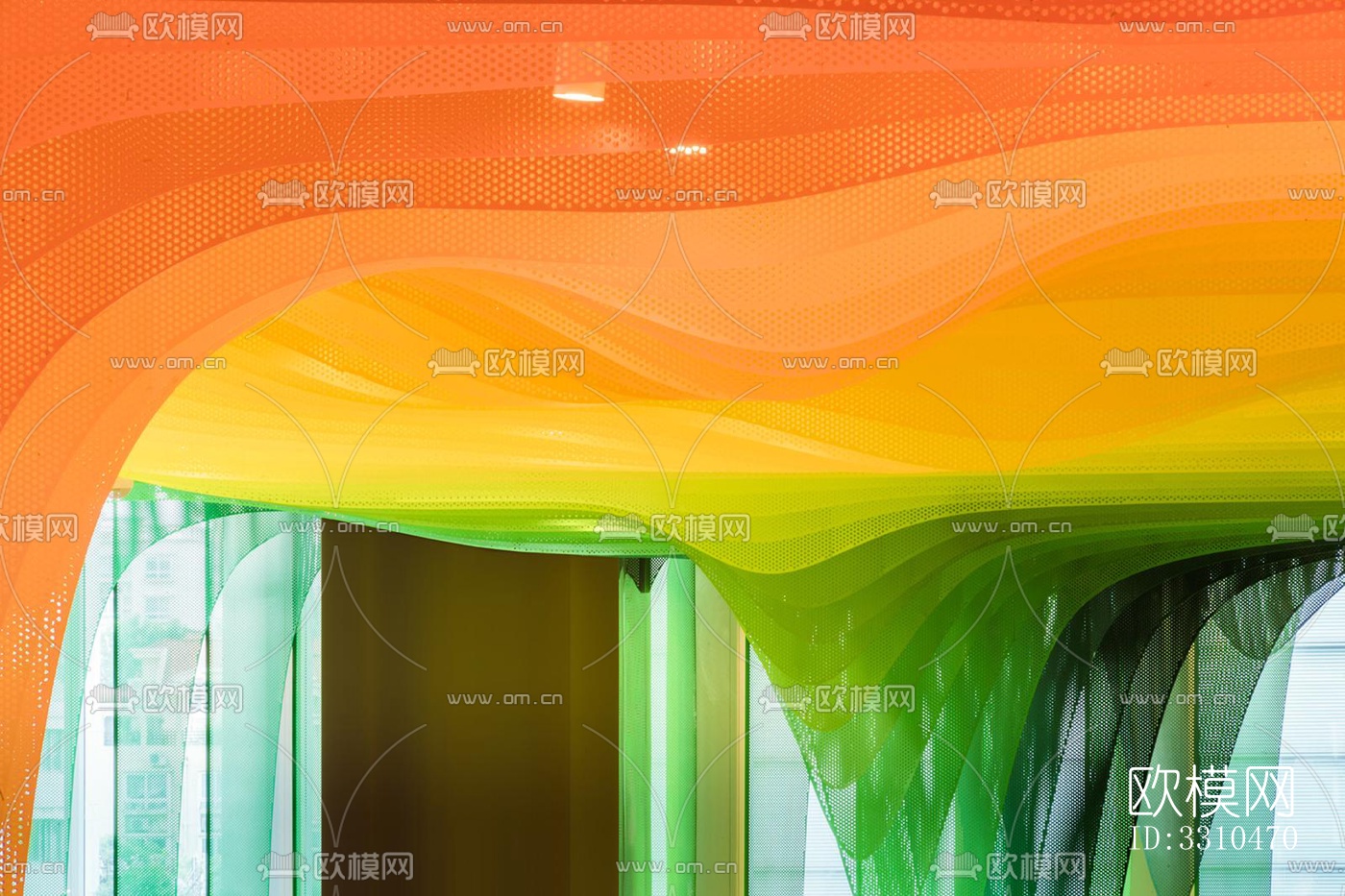 现代图书馆效果图下载（渲染图10）