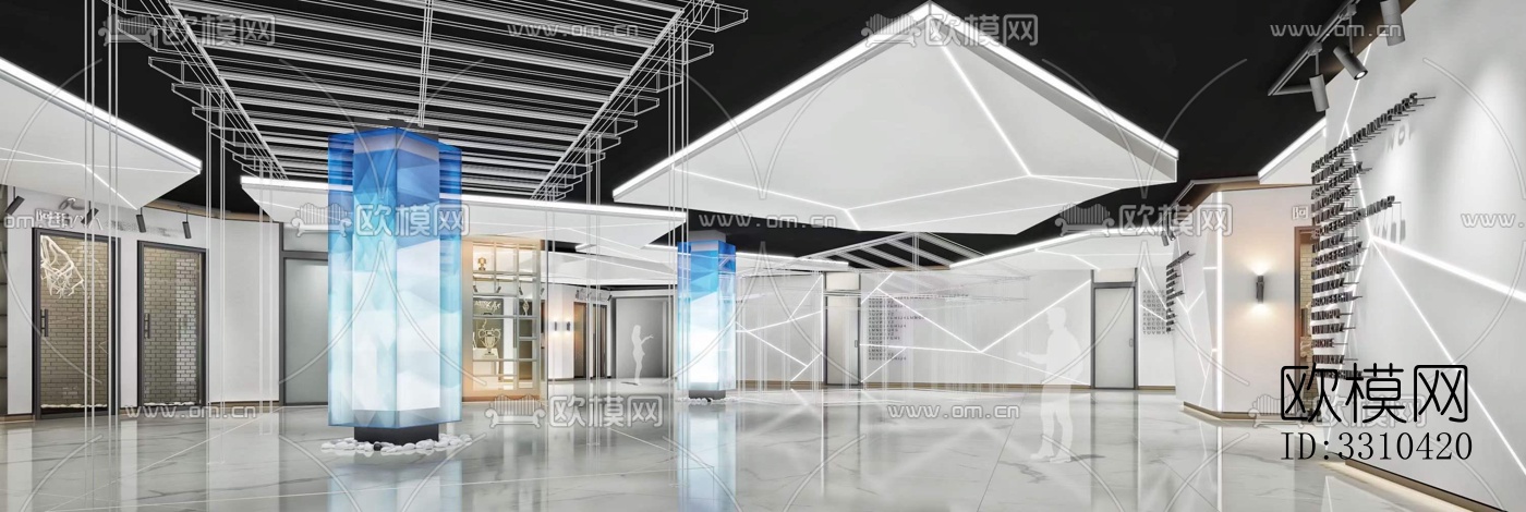 现代图书馆效果图下载（渲染图5）