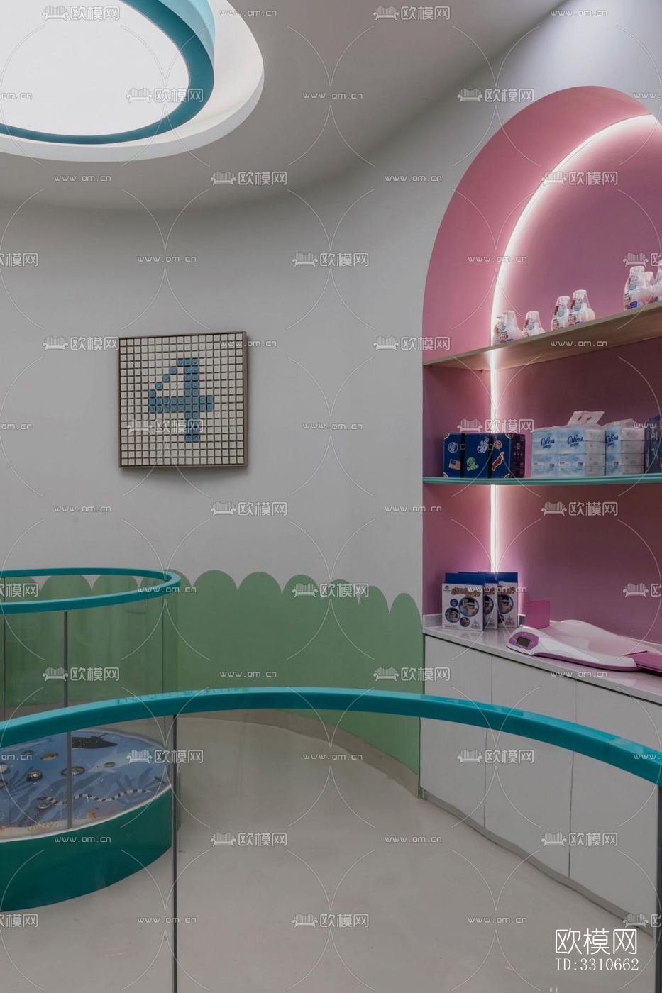 现代儿童游乐效果图下载（渲染图11）