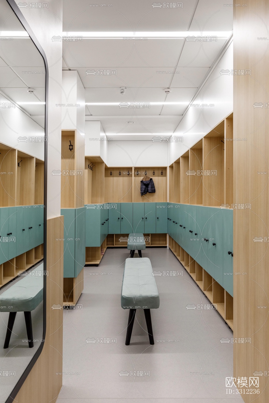 现代幼儿园效果图下载（渲染图3）