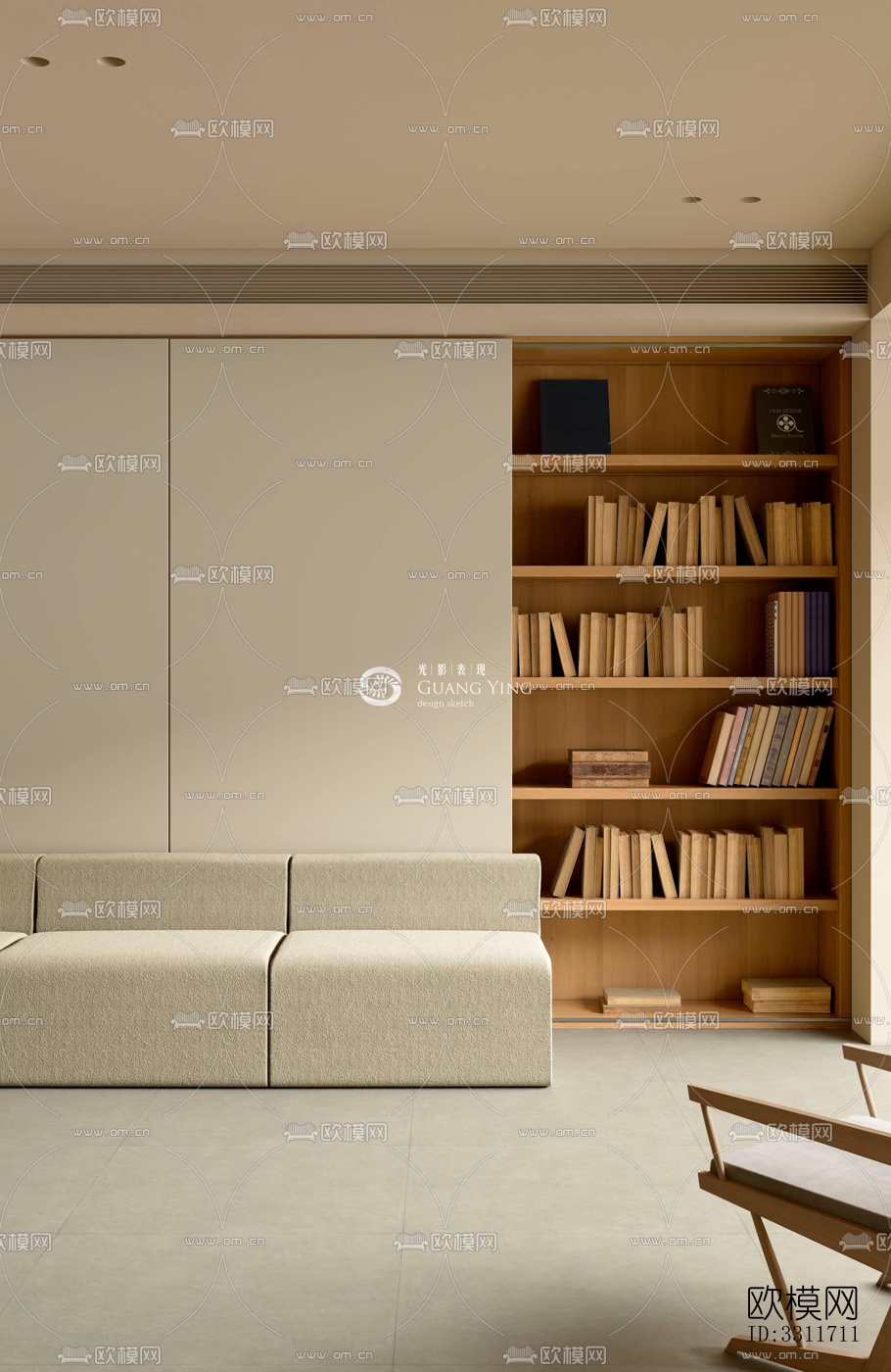 现代客餐厅效果图下载（渲染图12）