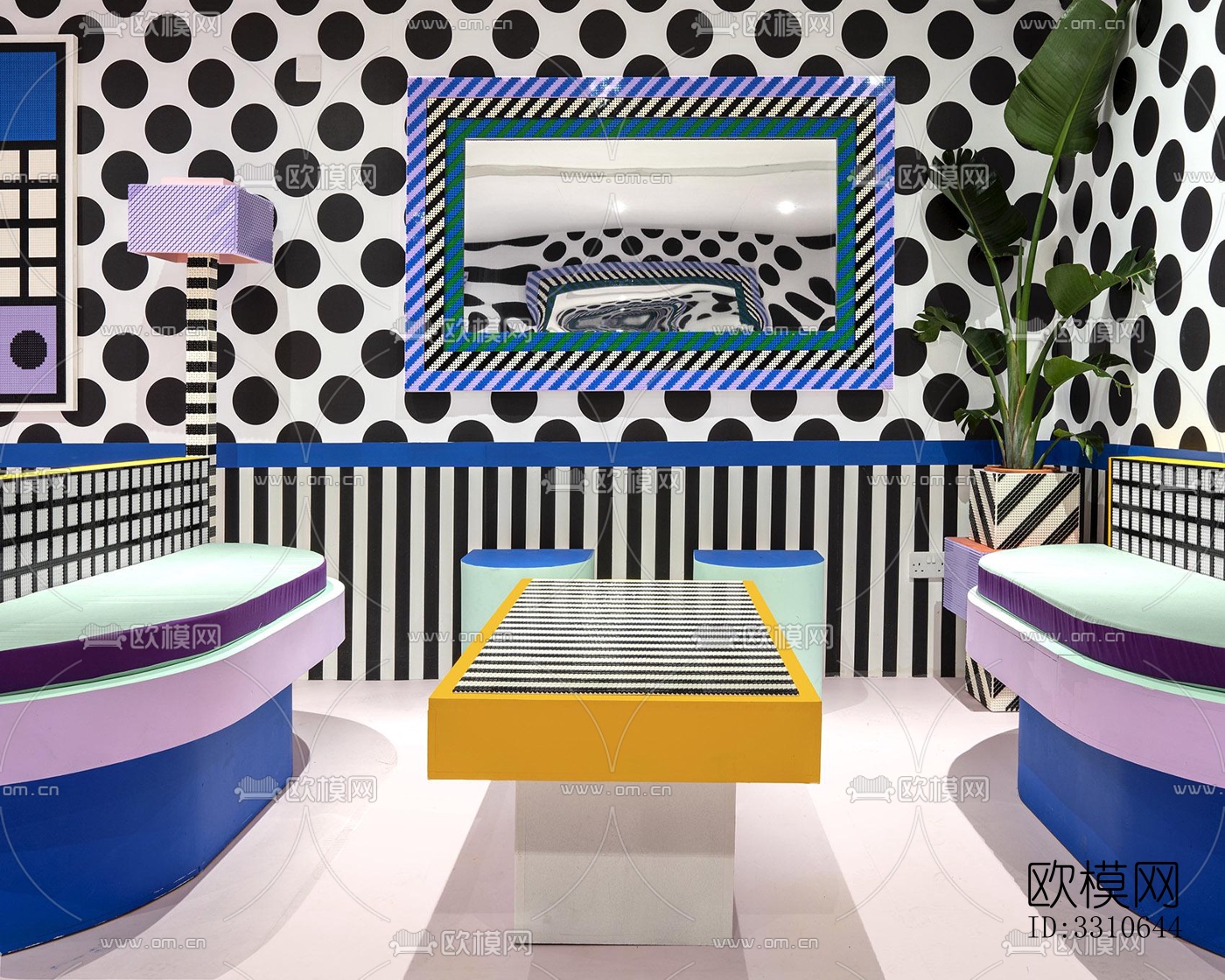 现代儿童游乐效果图下载（渲染图3）