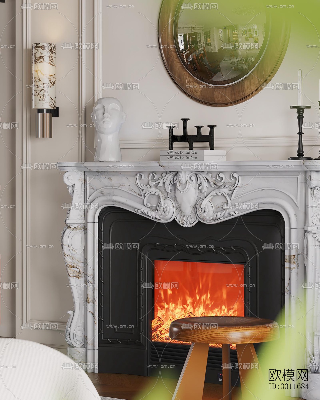 现代客餐厅效果图下载（渲染图5）