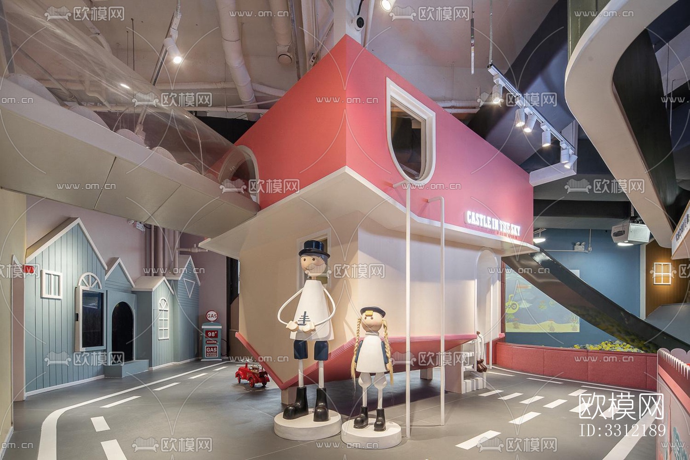 现代幼儿园效果图下载（渲染图12）