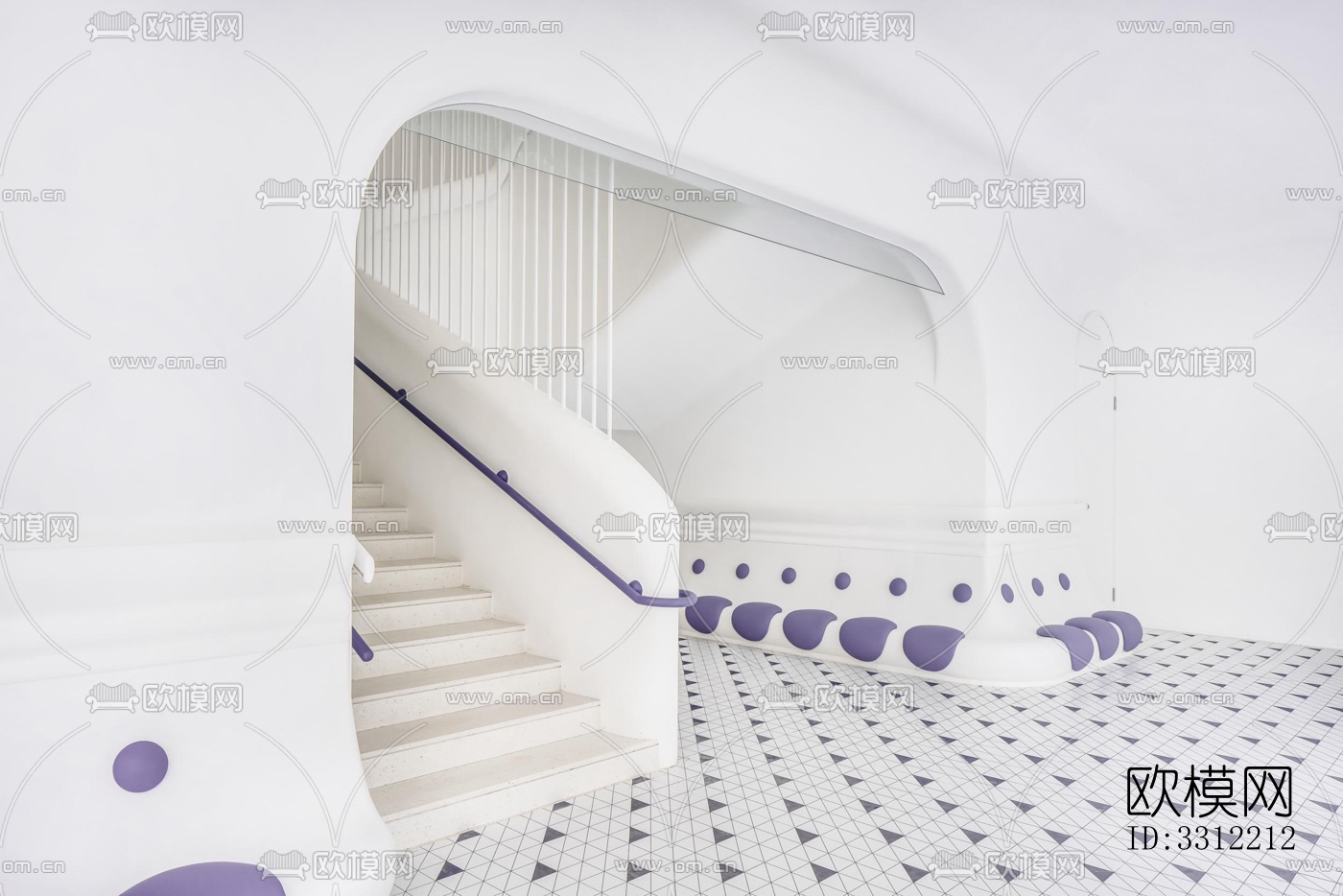 现代幼儿园效果图下载（渲染图11）