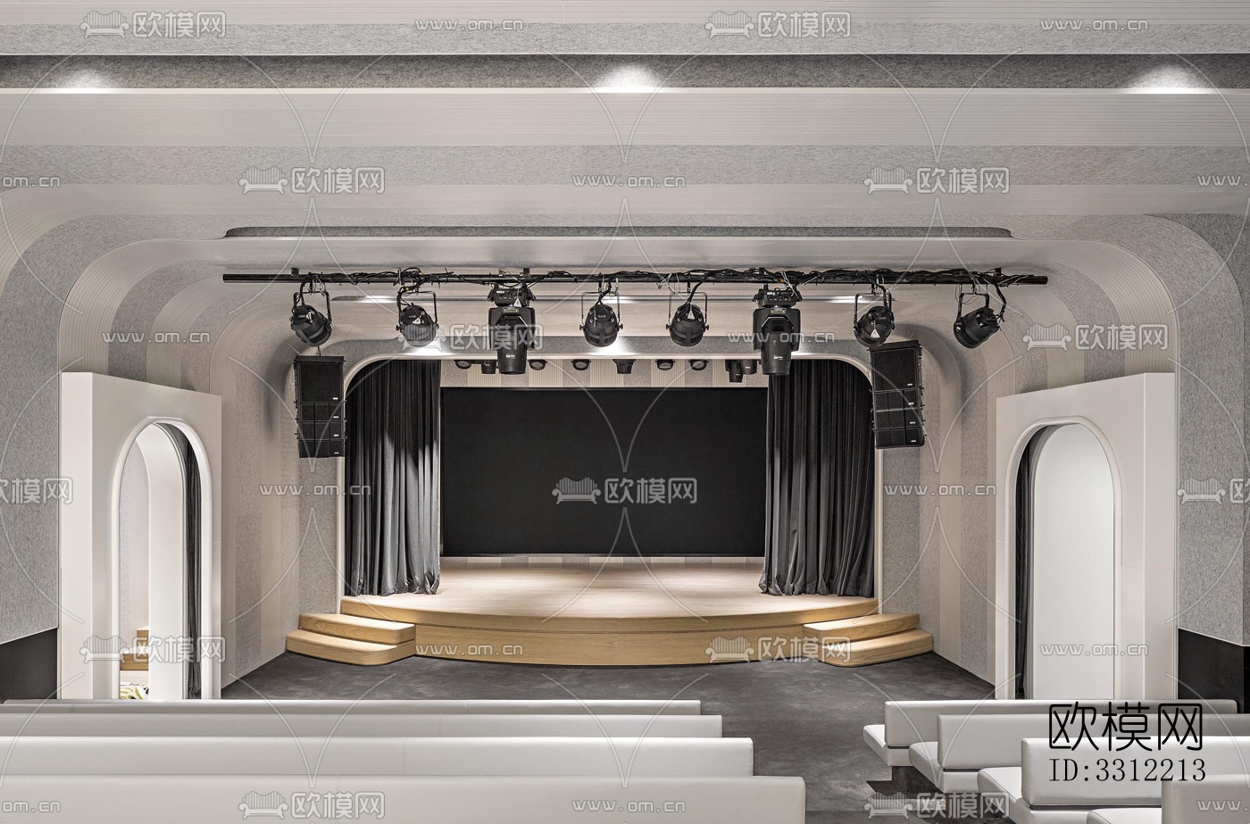 现代幼儿园效果图下载（渲染图5）