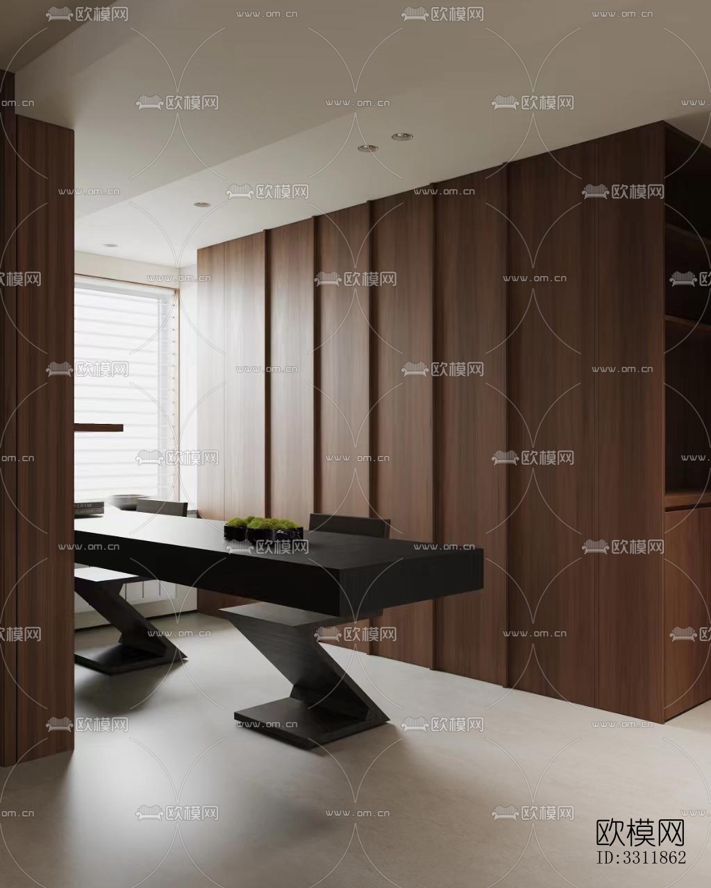 现代客餐厅效果图下载（渲染图8）