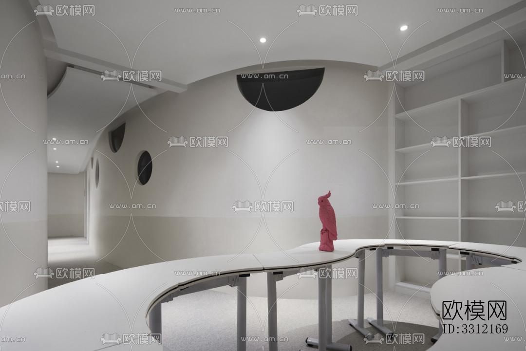 现代学校效果图下载（渲染图4）