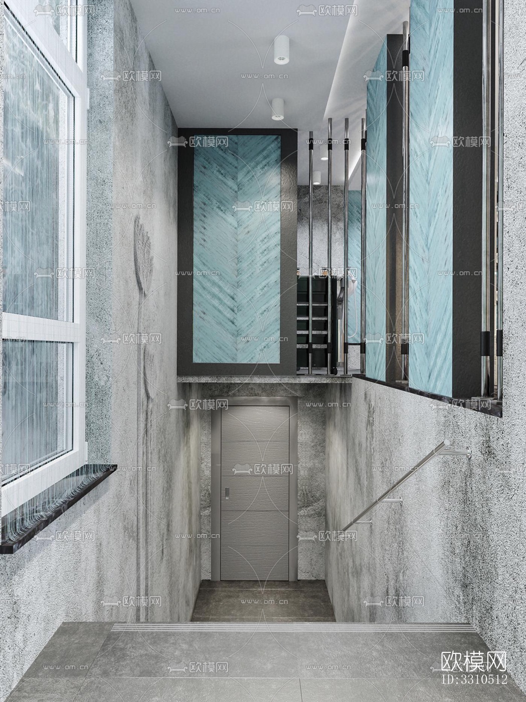 工业风零售店铺效果图下载（渲染图7）