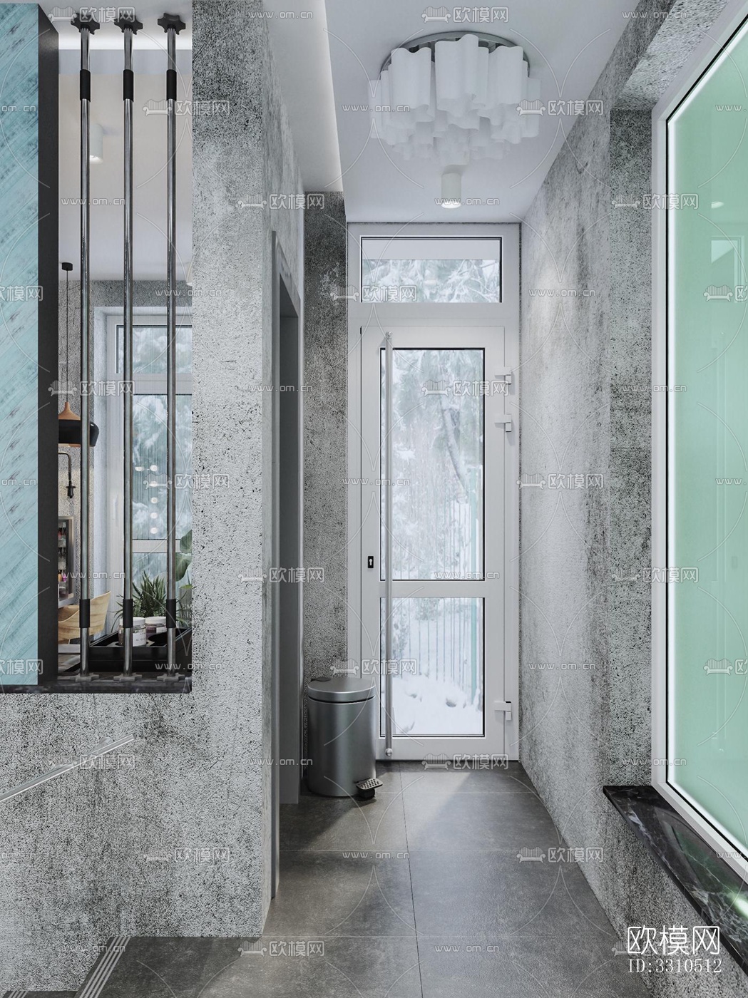 工业风零售店铺效果图下载（渲染图8）