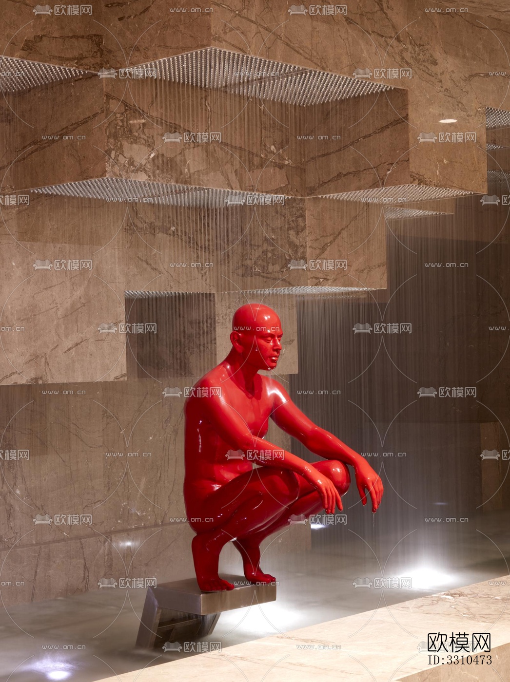 现代图书馆效果图下载（渲染图3）