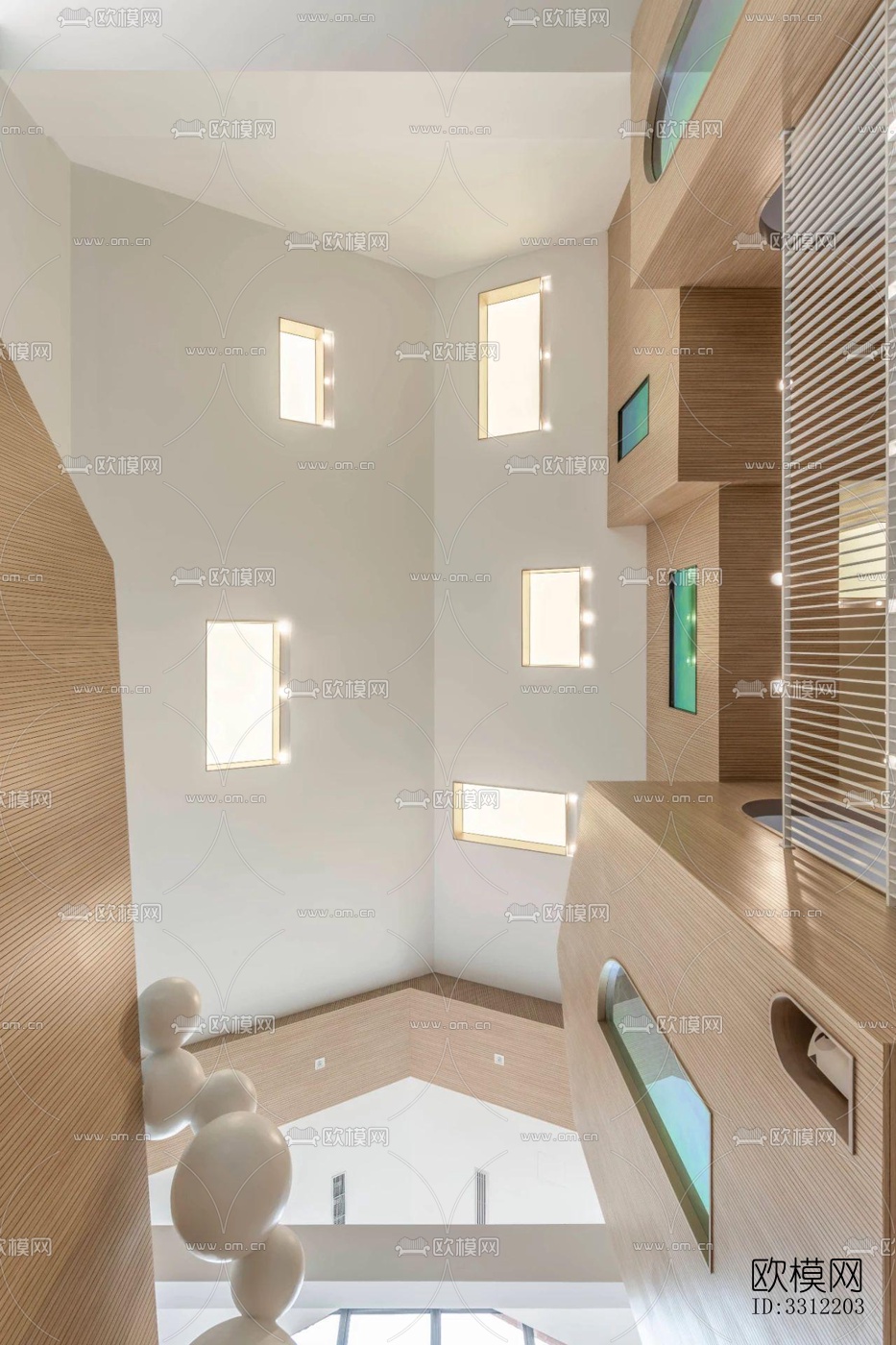 现代幼儿园效果图下载（渲染图11）