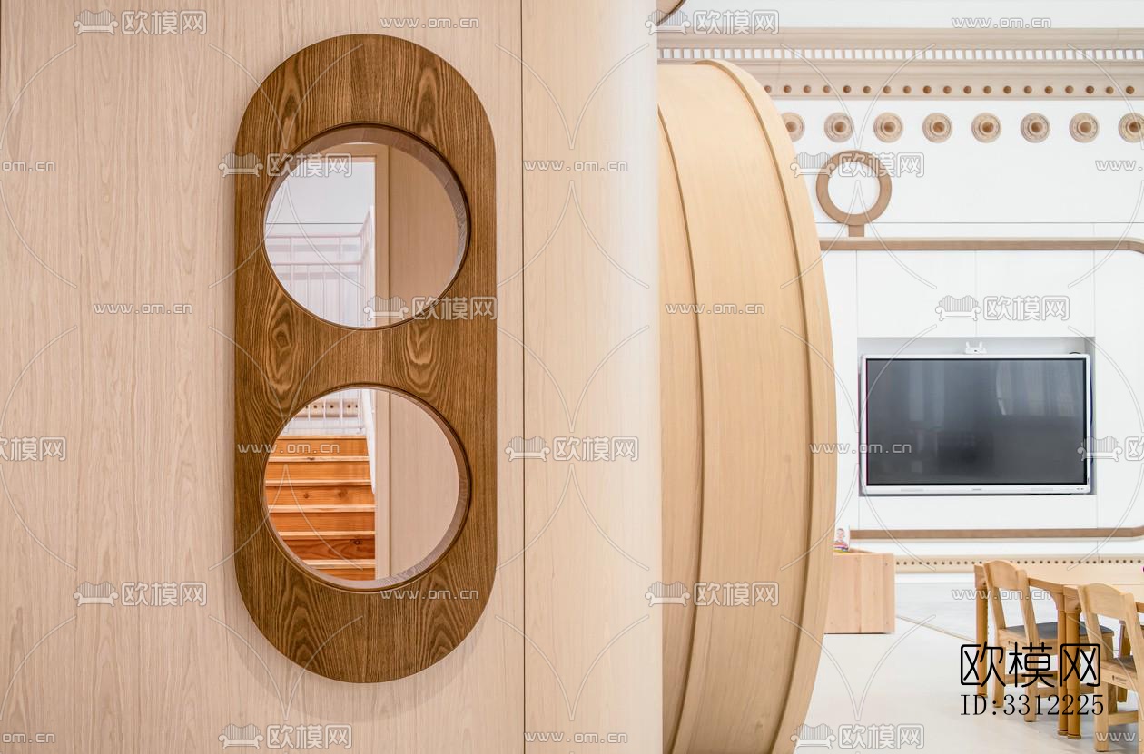 现代幼儿园效果图下载（渲染图3）