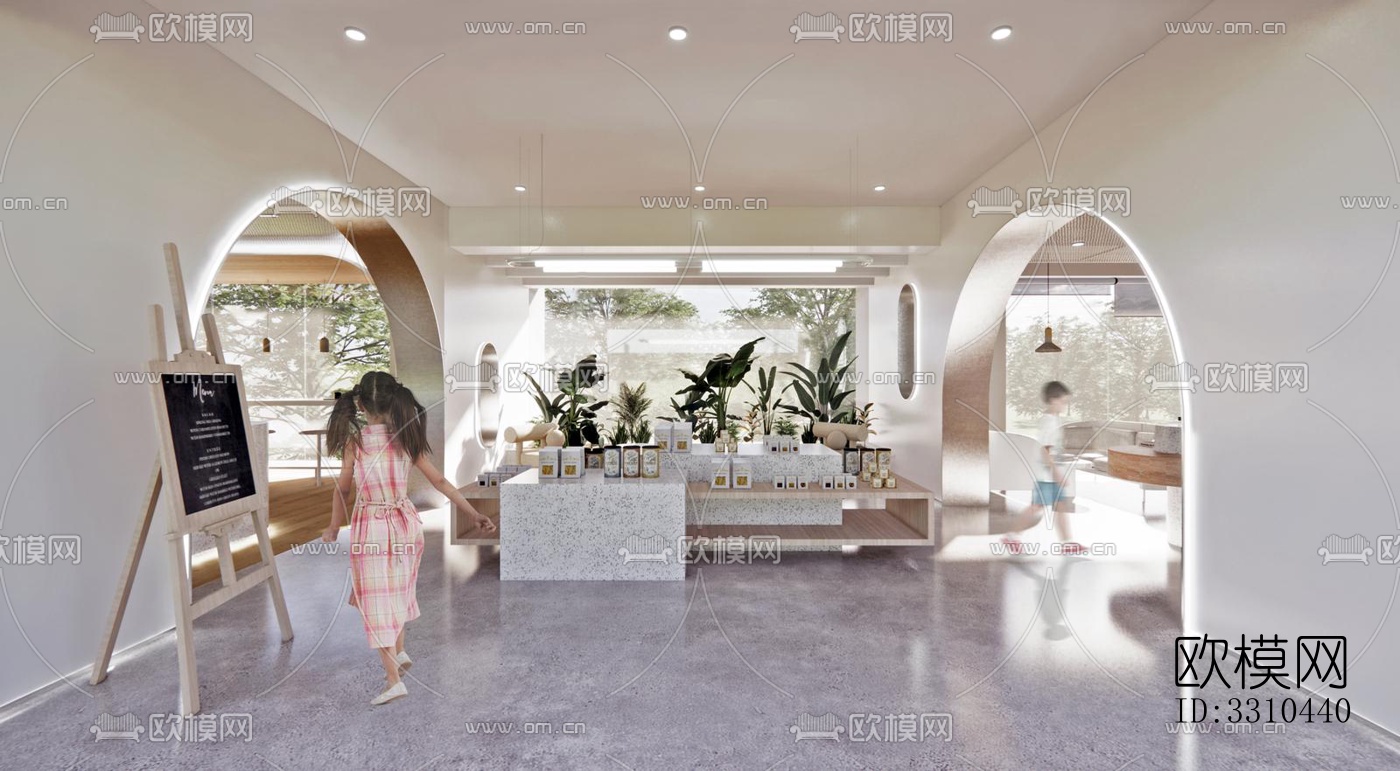 现代图书馆效果图下载（渲染图11）