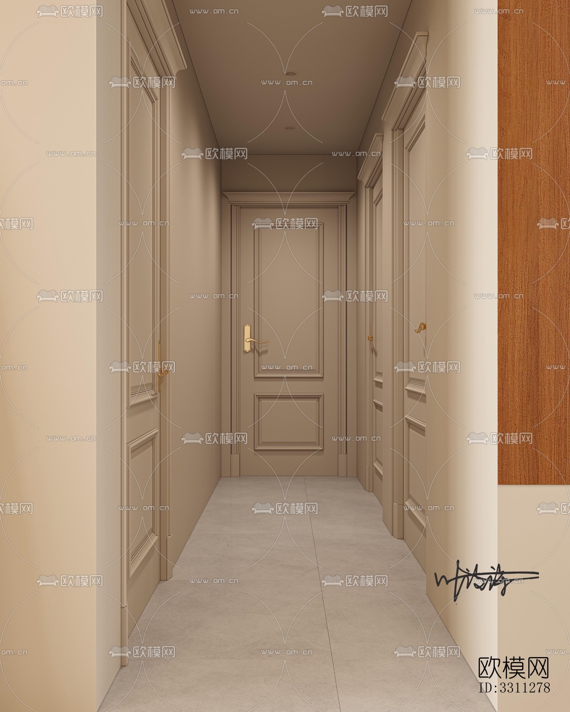 现代客餐厅效果图下载（渲染图8）