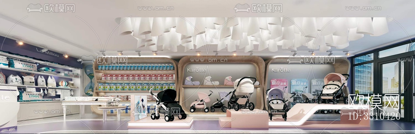 现代图书馆效果图下载（渲染图4）