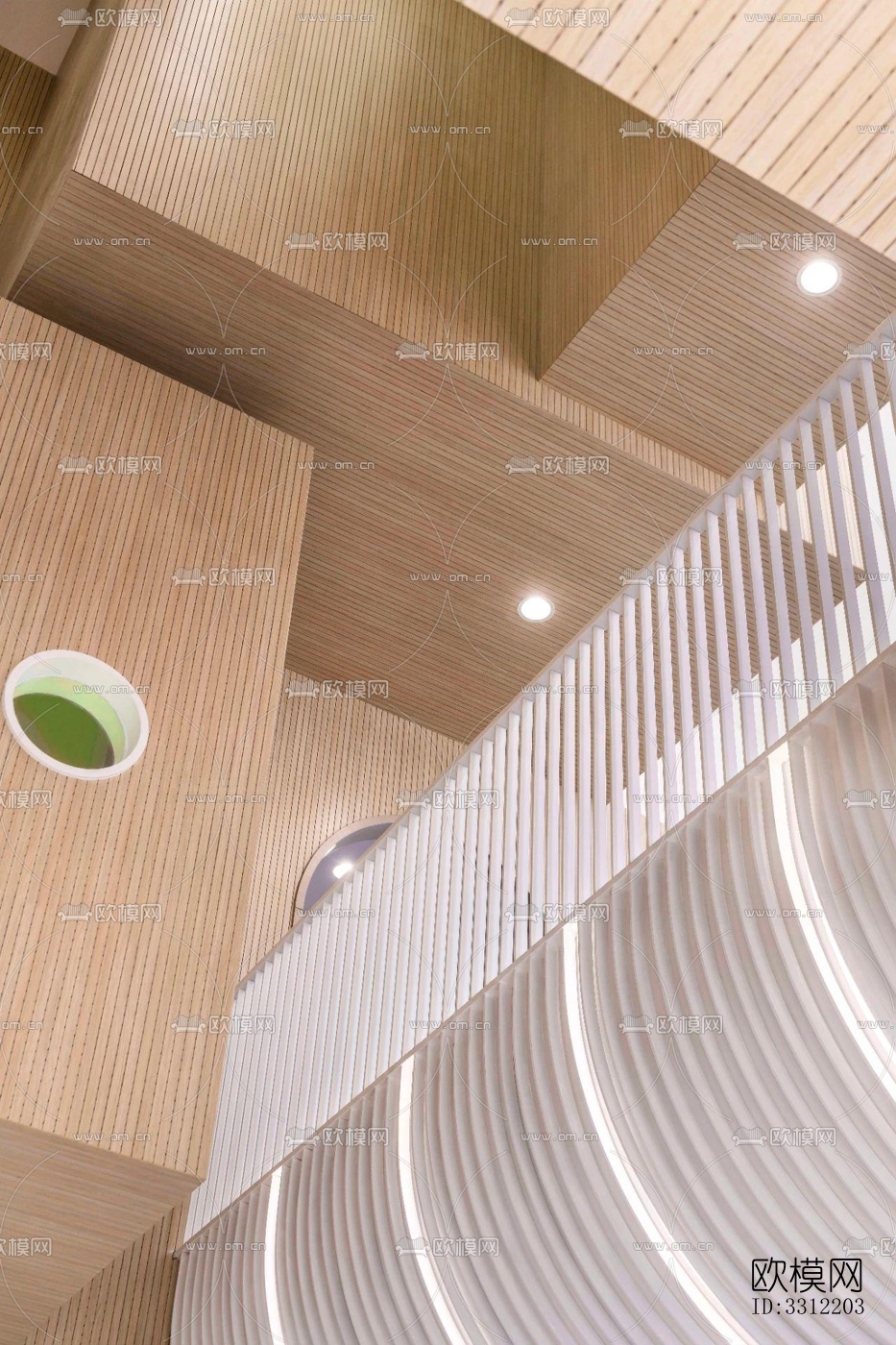 现代幼儿园效果图下载（渲染图15）