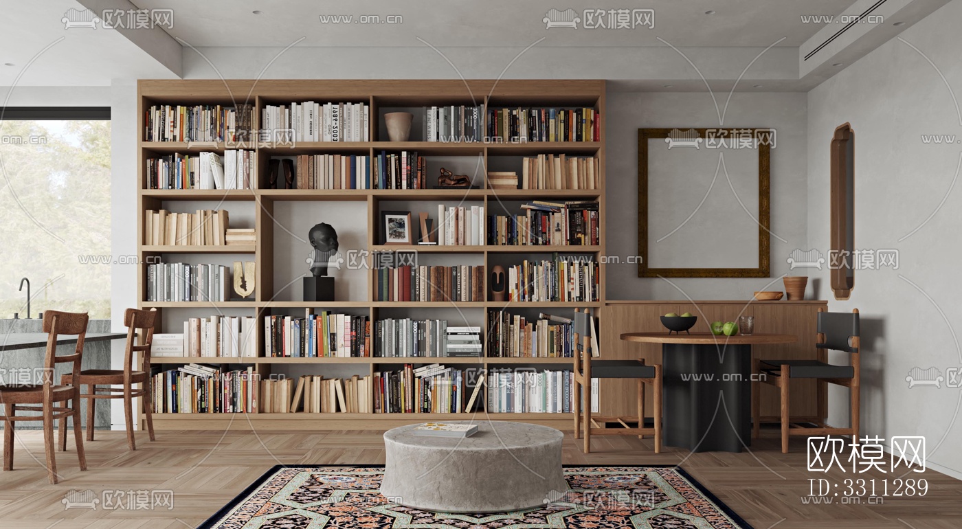 现代客餐厅效果图下载（渲染图8）