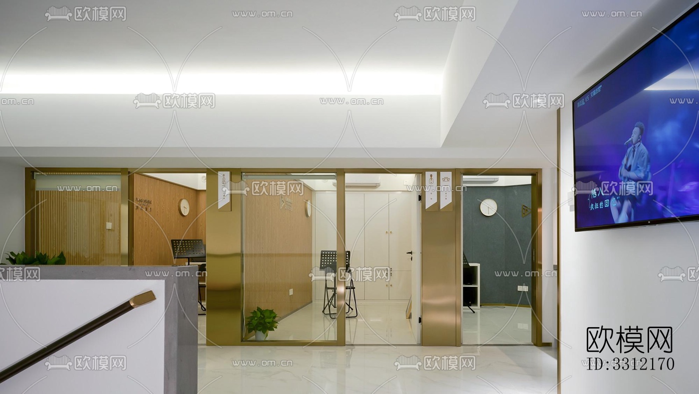 现代学校效果图下载（渲染图9）