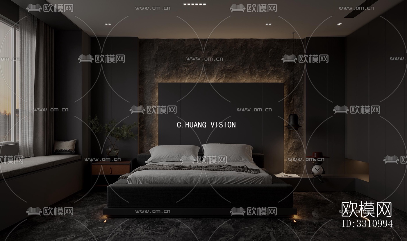 现代客餐厅效果图下载（渲染图10）