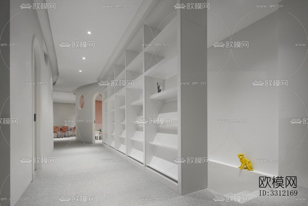 现代学校效果图下载（渲染图3）