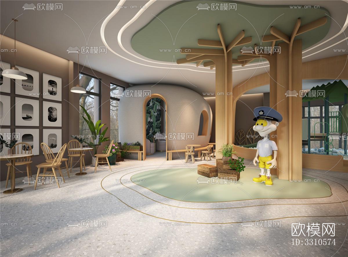 现代零售店铺效果图下载（渲染图2）