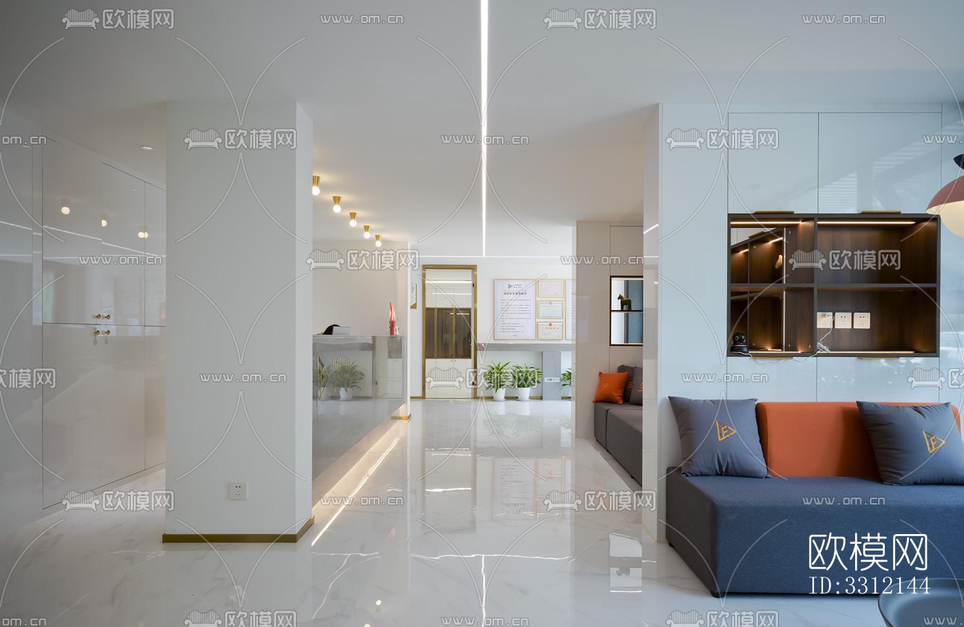 现代学校效果图下载（渲染图10）