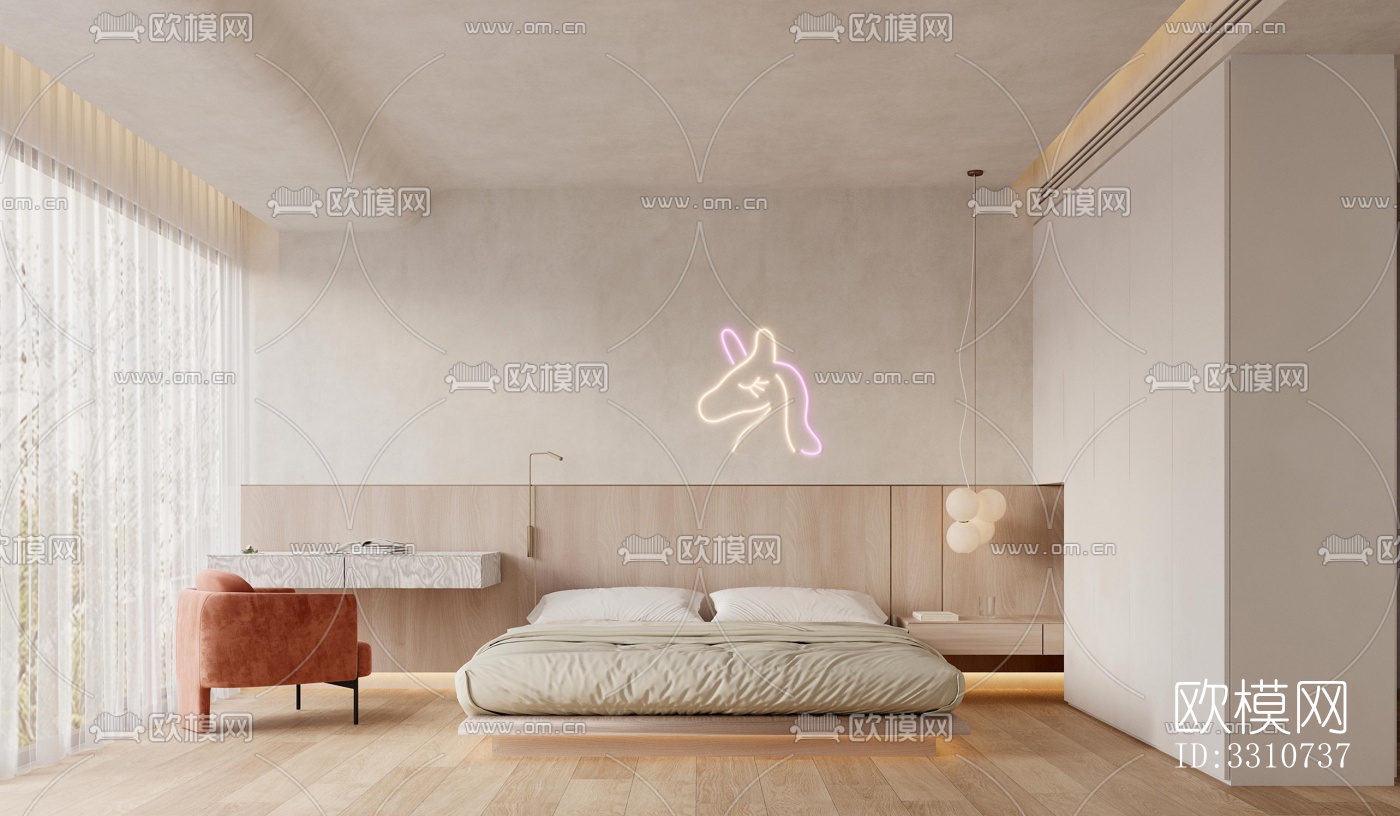 现代别墅效果图下载（渲染图3）