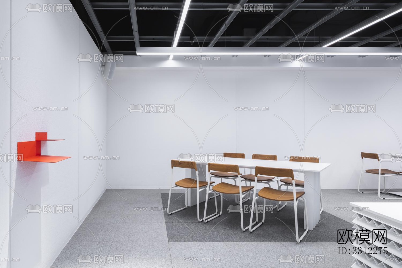 现代咖啡奶茶效果图下载（渲染图14）