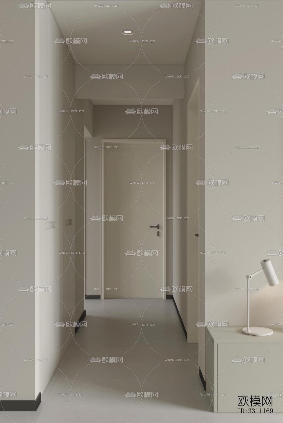 现代客餐厅效果图下载（渲染图9）