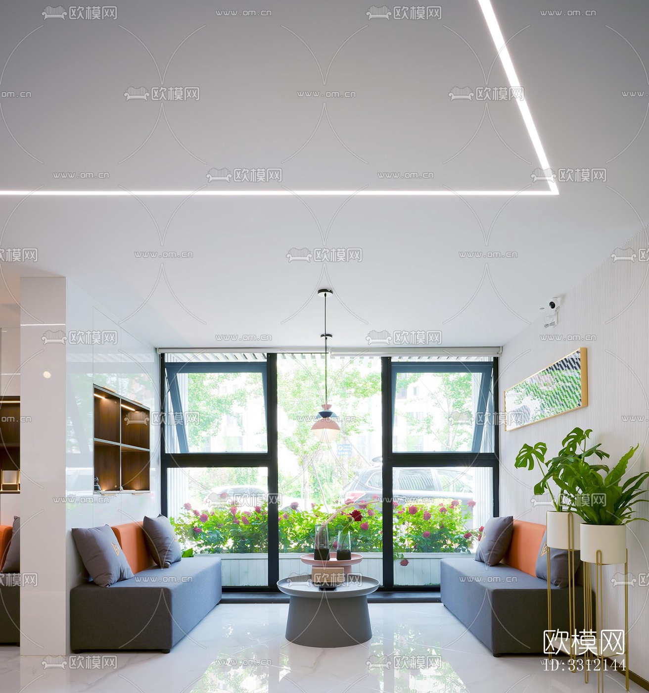 现代学校效果图下载（渲染图13）