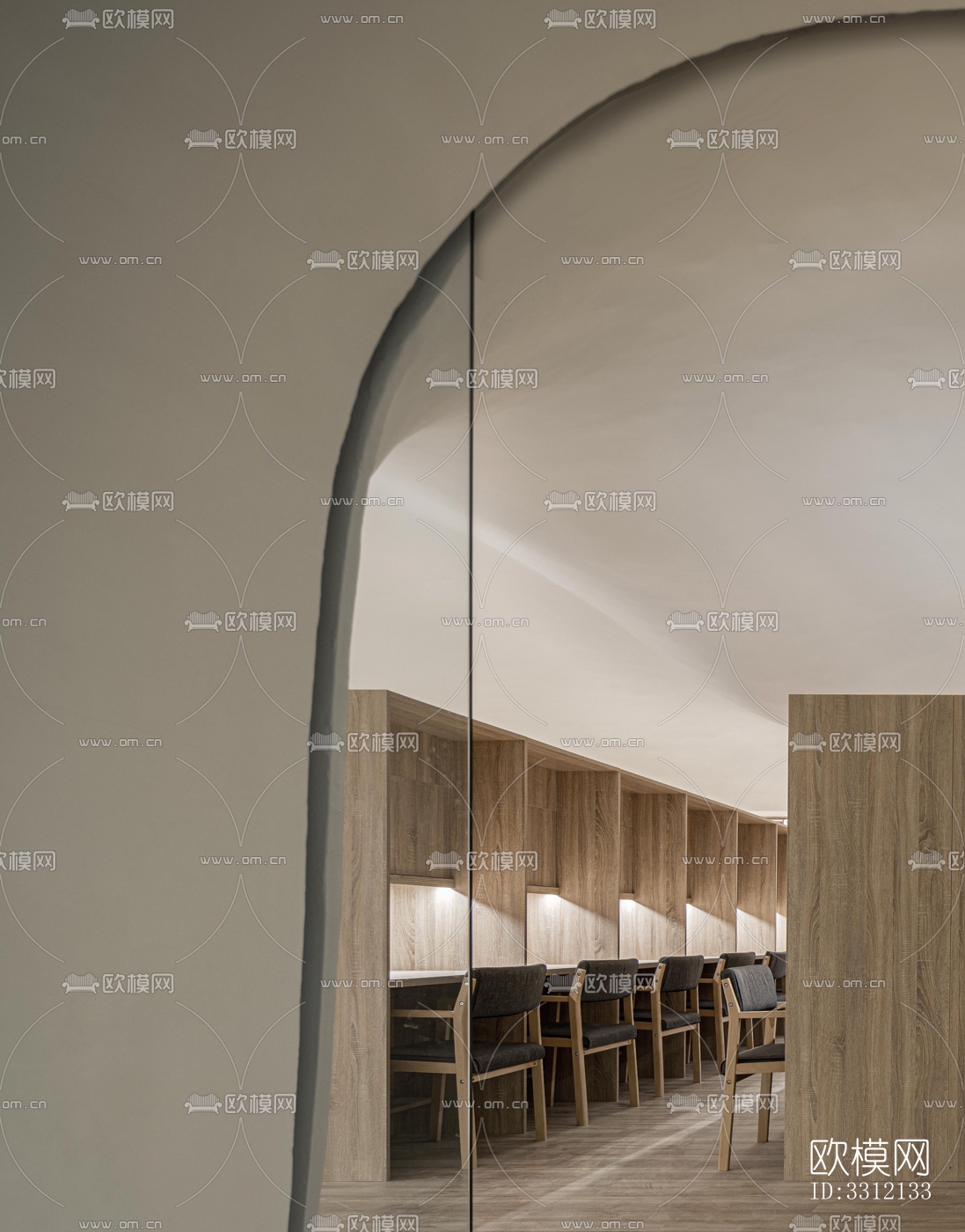 现代学校效果图下载（渲染图10）