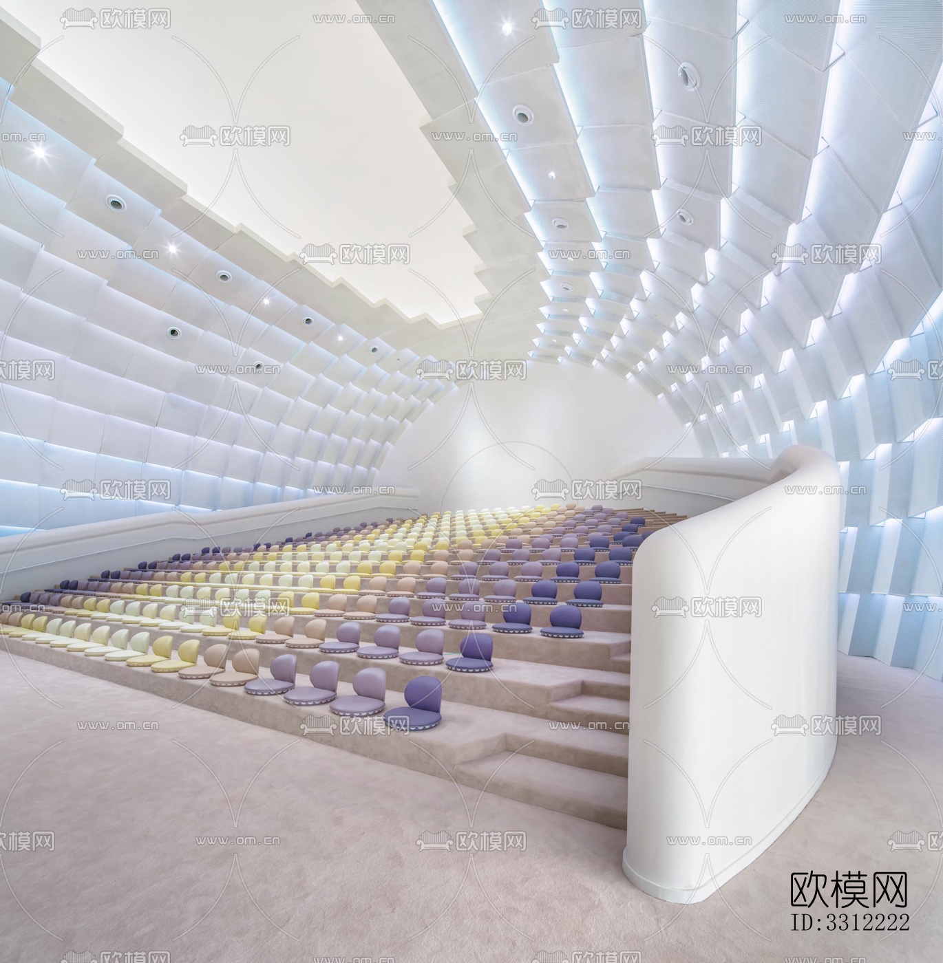 现代幼儿园效果图下载（渲染图3）