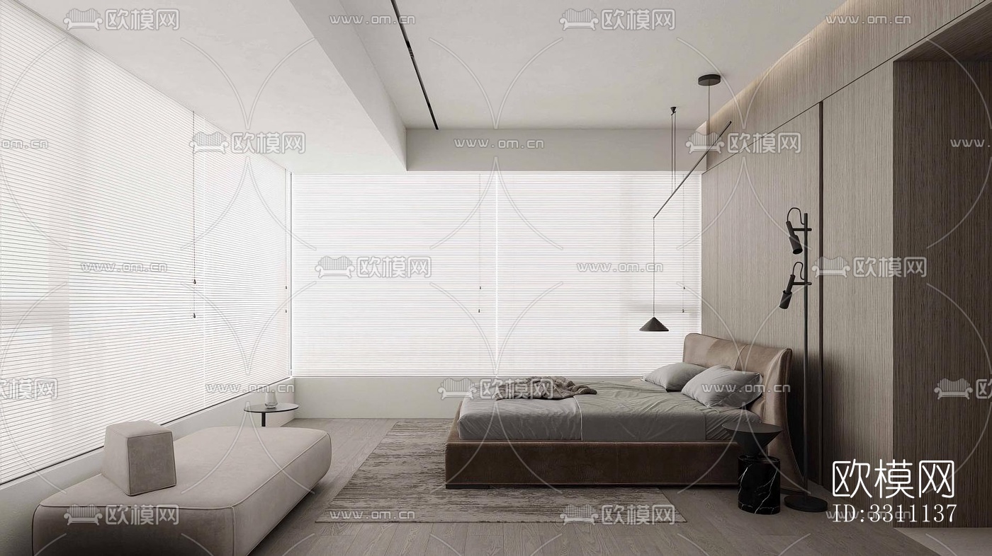 现代客餐厅效果图下载（渲染图5）