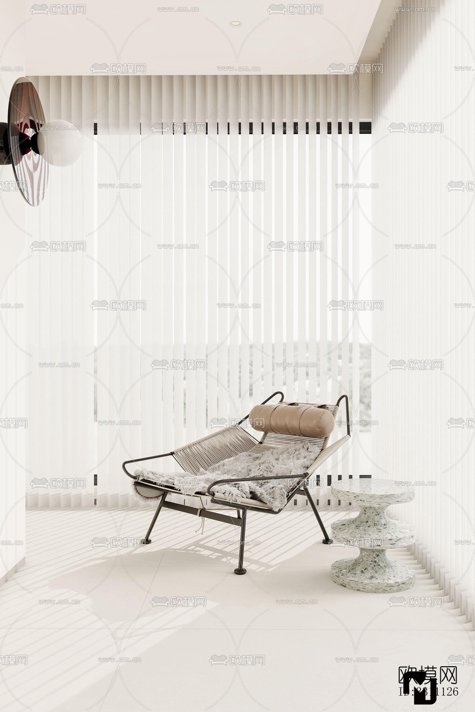 现代客餐厅效果图下载（渲染图12）