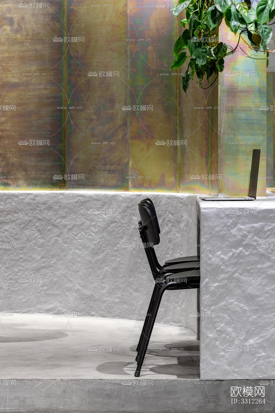 现代咖啡奶茶效果图下载（渲染图7）