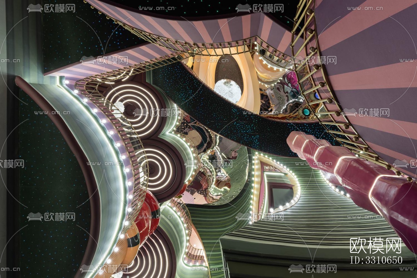 现代儿童游乐效果图下载（渲染图2）