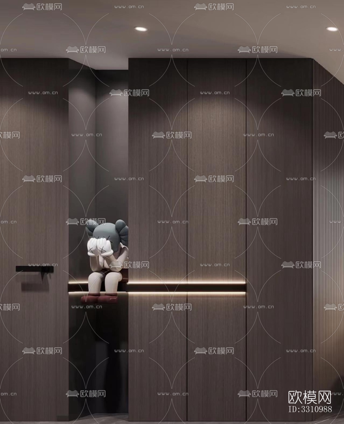 现代客餐厅效果图下载（渲染图5）