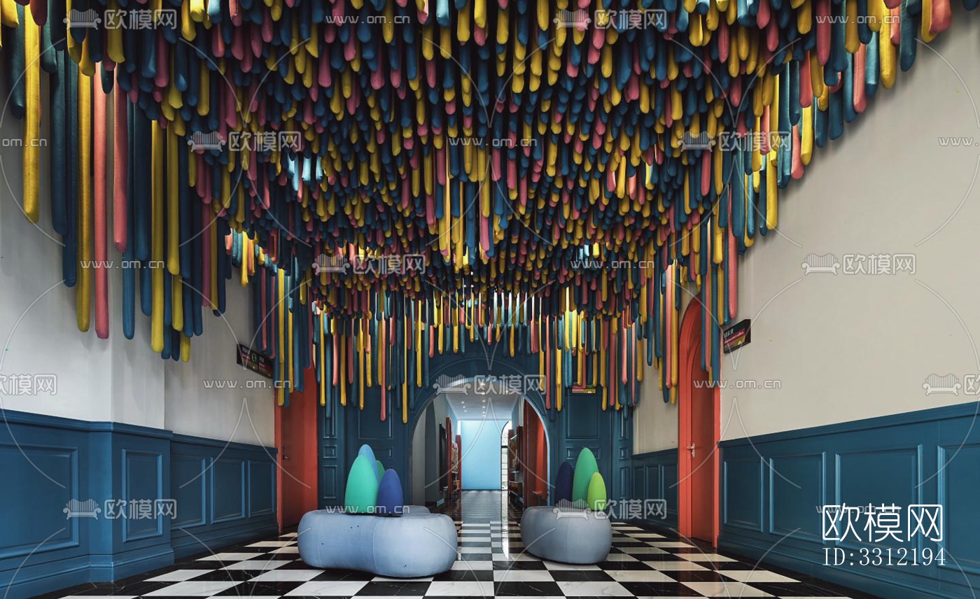 现代幼儿园效果图下载（渲染图17）