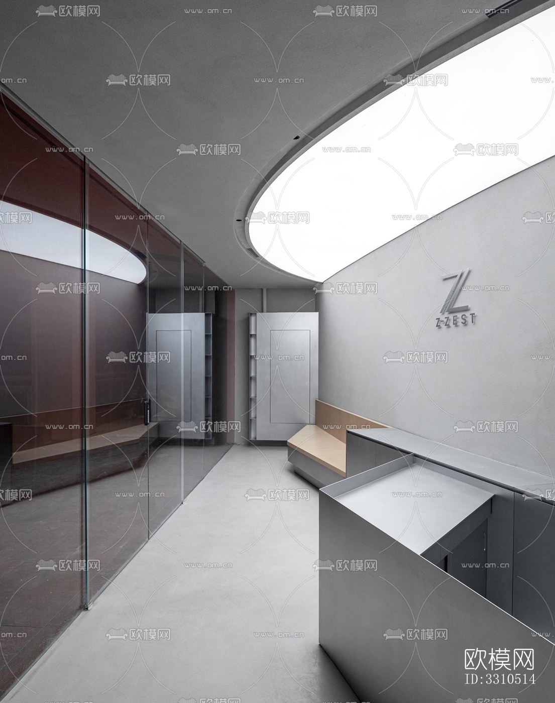 现代零售店铺效果图下载（渲染图1）