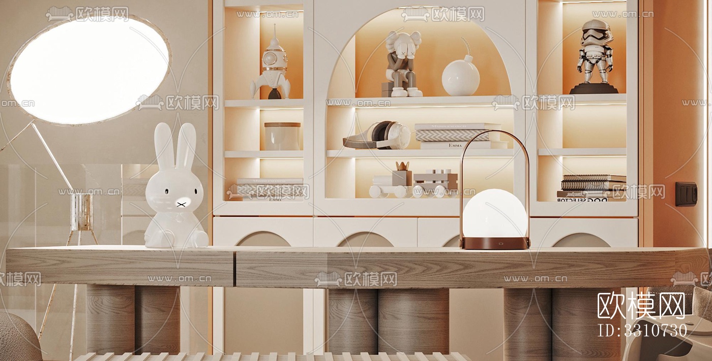 侘寂别墅效果图下载（渲染图14）