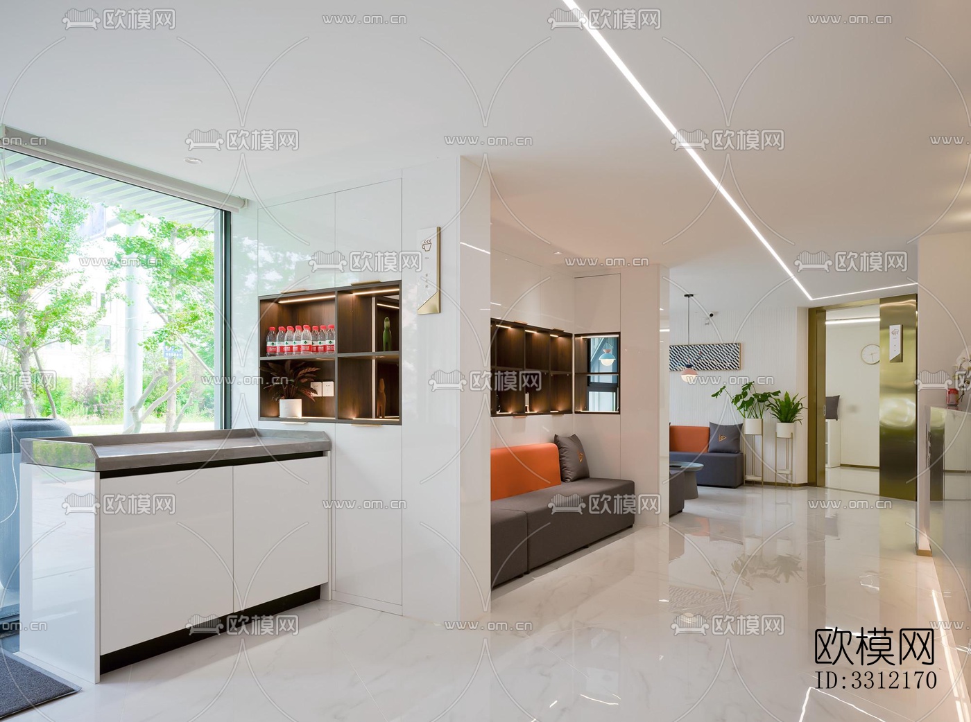 现代学校效果图下载（渲染图6）