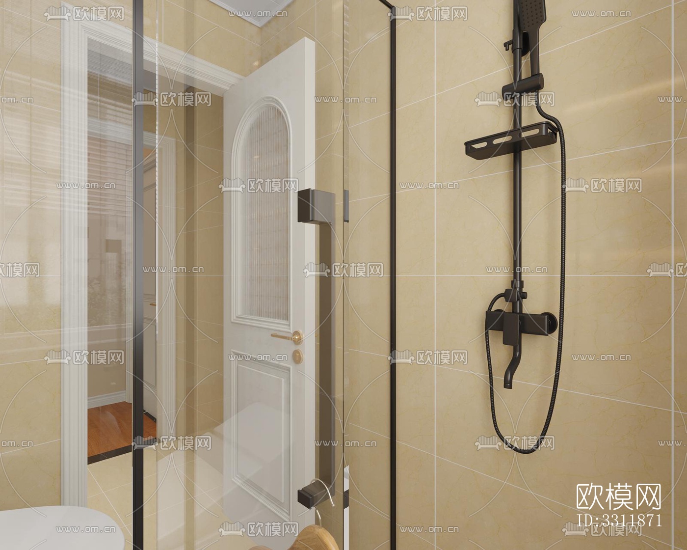 现代客餐厅效果图下载（渲染图8）