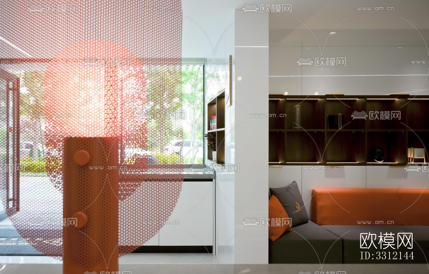 现代学校效果图下载（渲染图3）