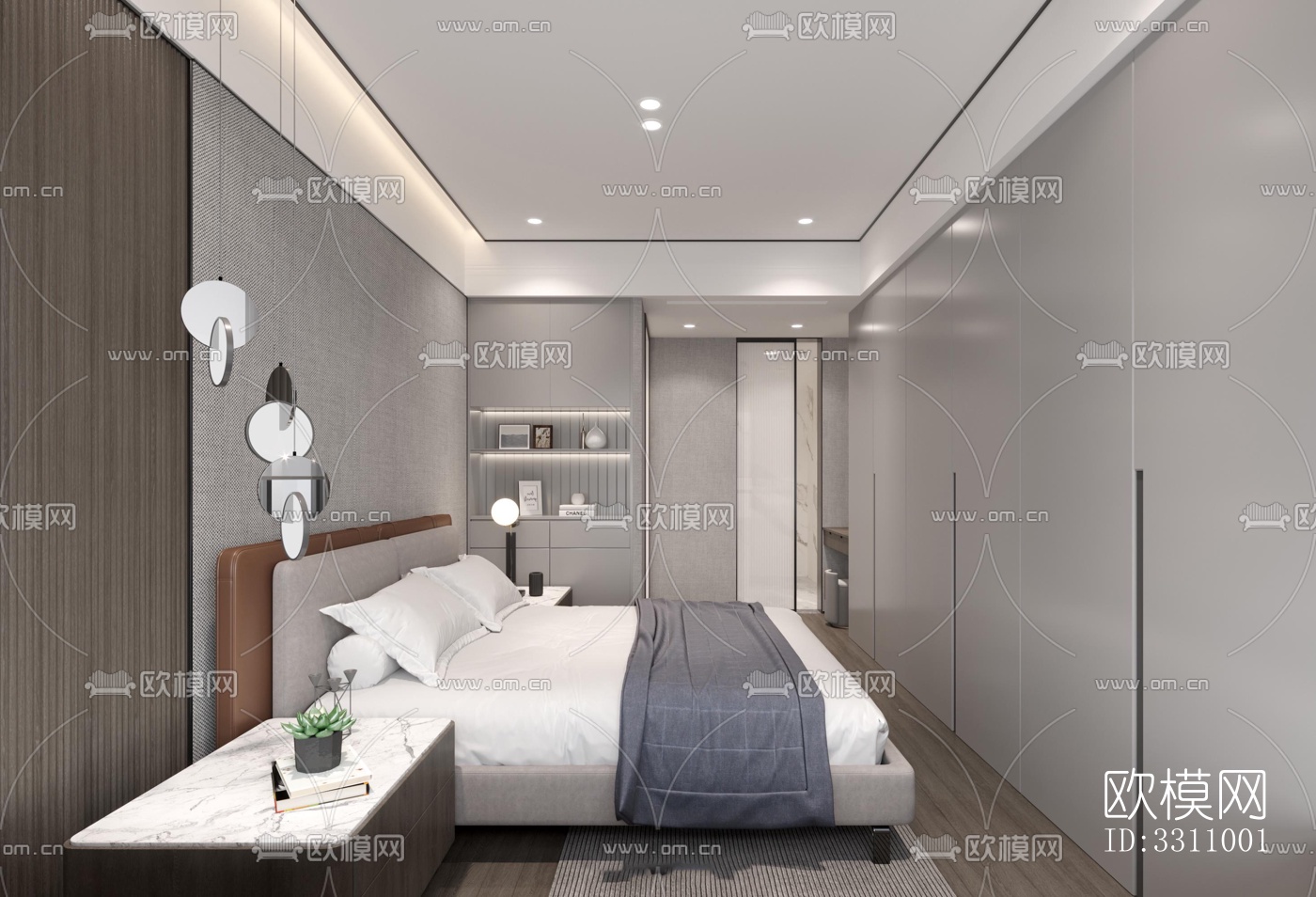 现代客餐厅效果图下载（渲染图6）