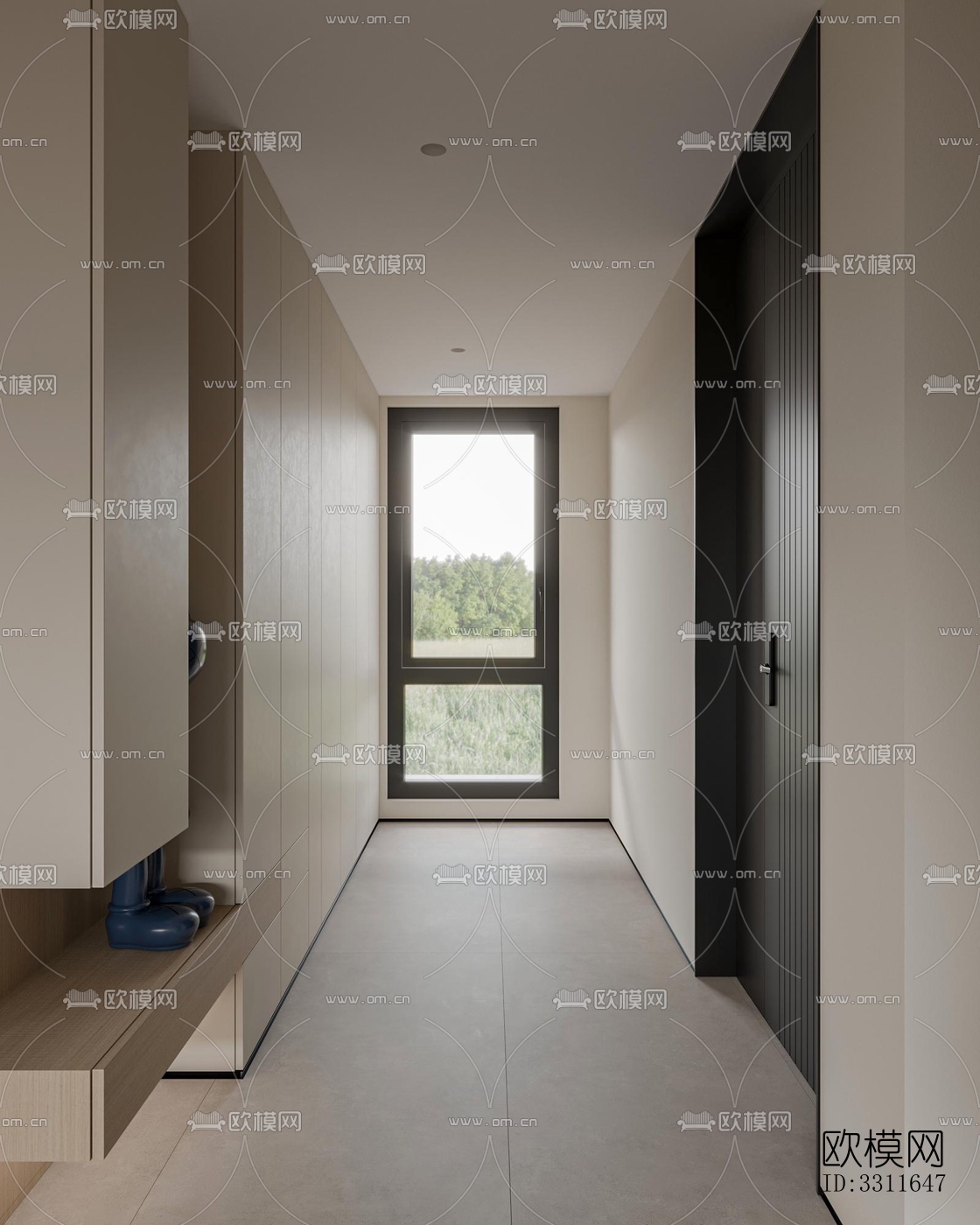 现代客餐厅效果图下载（渲染图11）