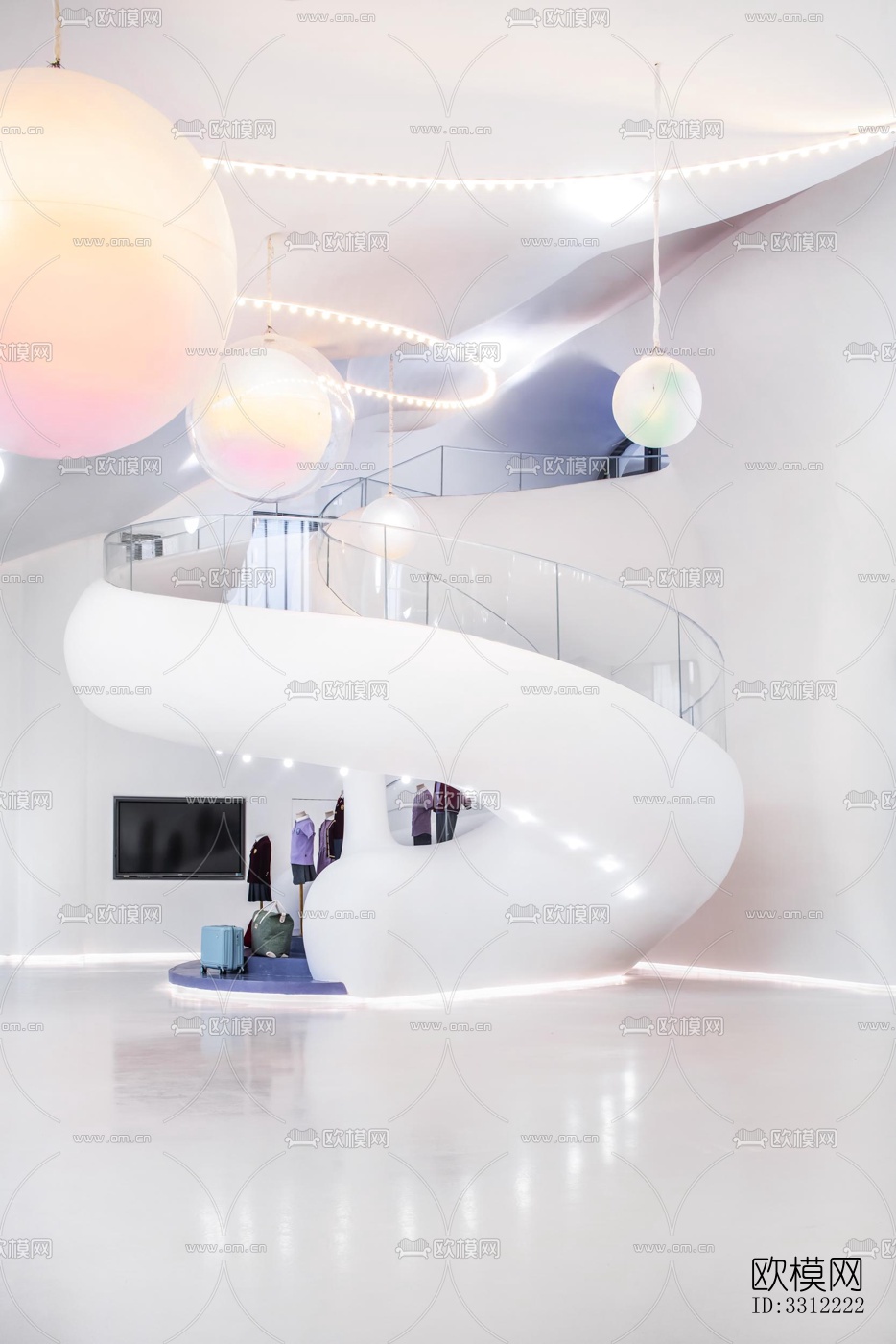 现代幼儿园效果图下载（渲染图13）