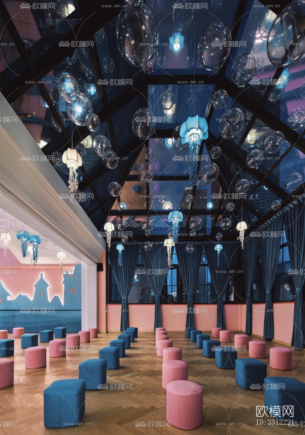 现代幼儿园效果图下载（渲染图11）