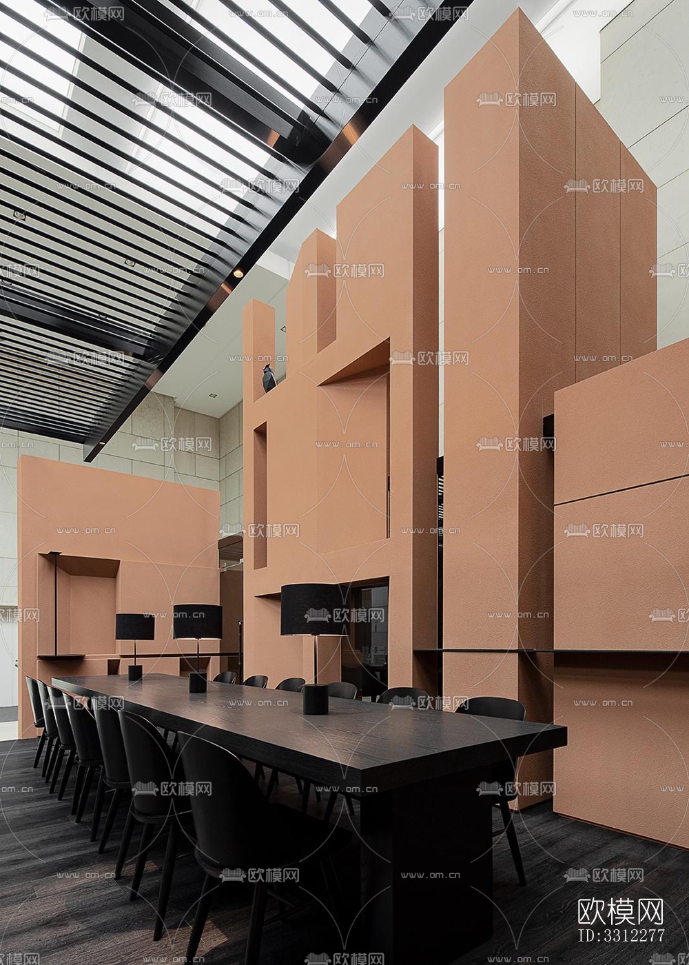 现代咖啡奶茶效果图下载（渲染图6）