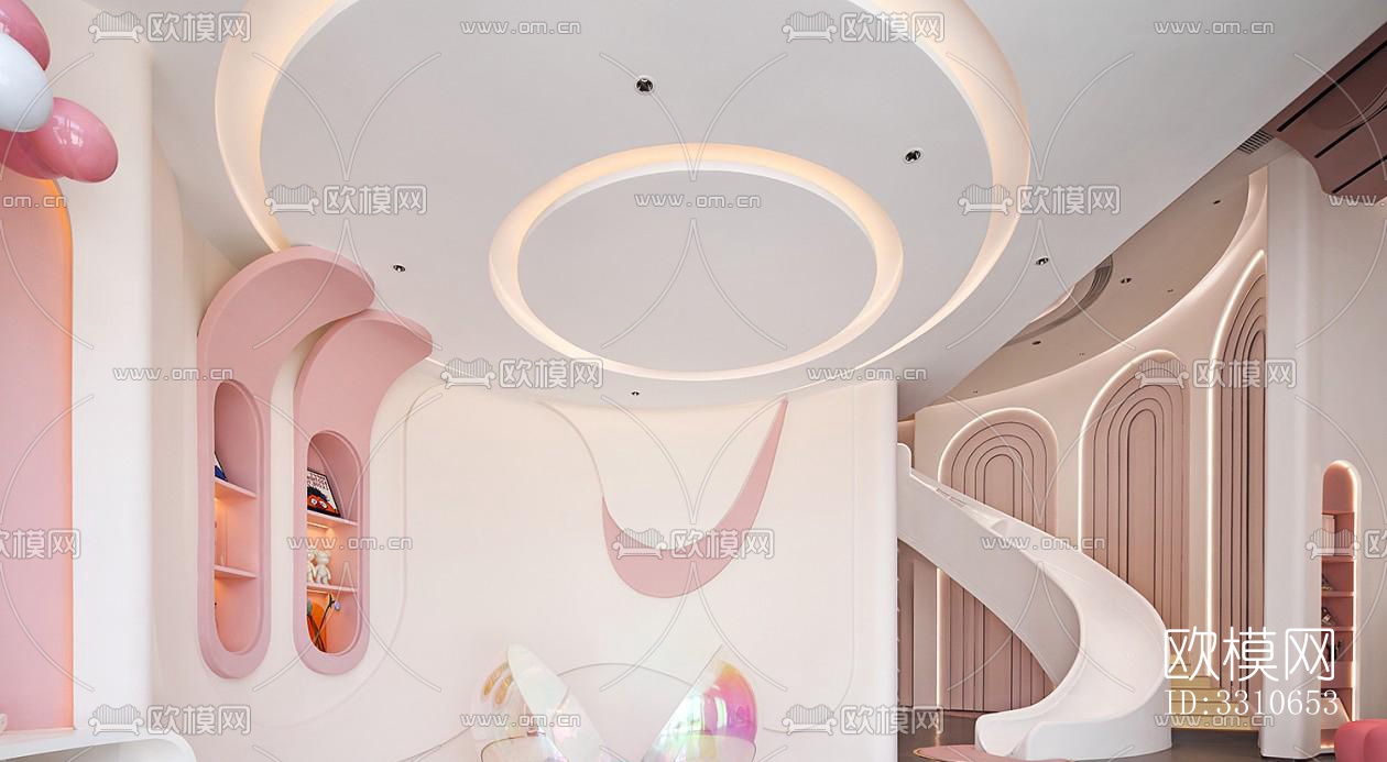 现代儿童游乐效果图下载（渲染图11）